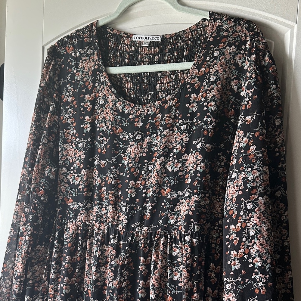 Love Olive Co Floral Maxi Dress